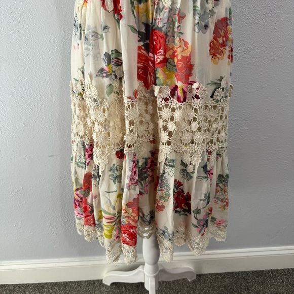 Anthropologie Ranna Gill floral lace baby doll dress xs - Picture 3 of 9